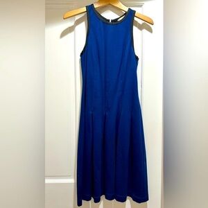 Banana Republic Blue Pleated Dress